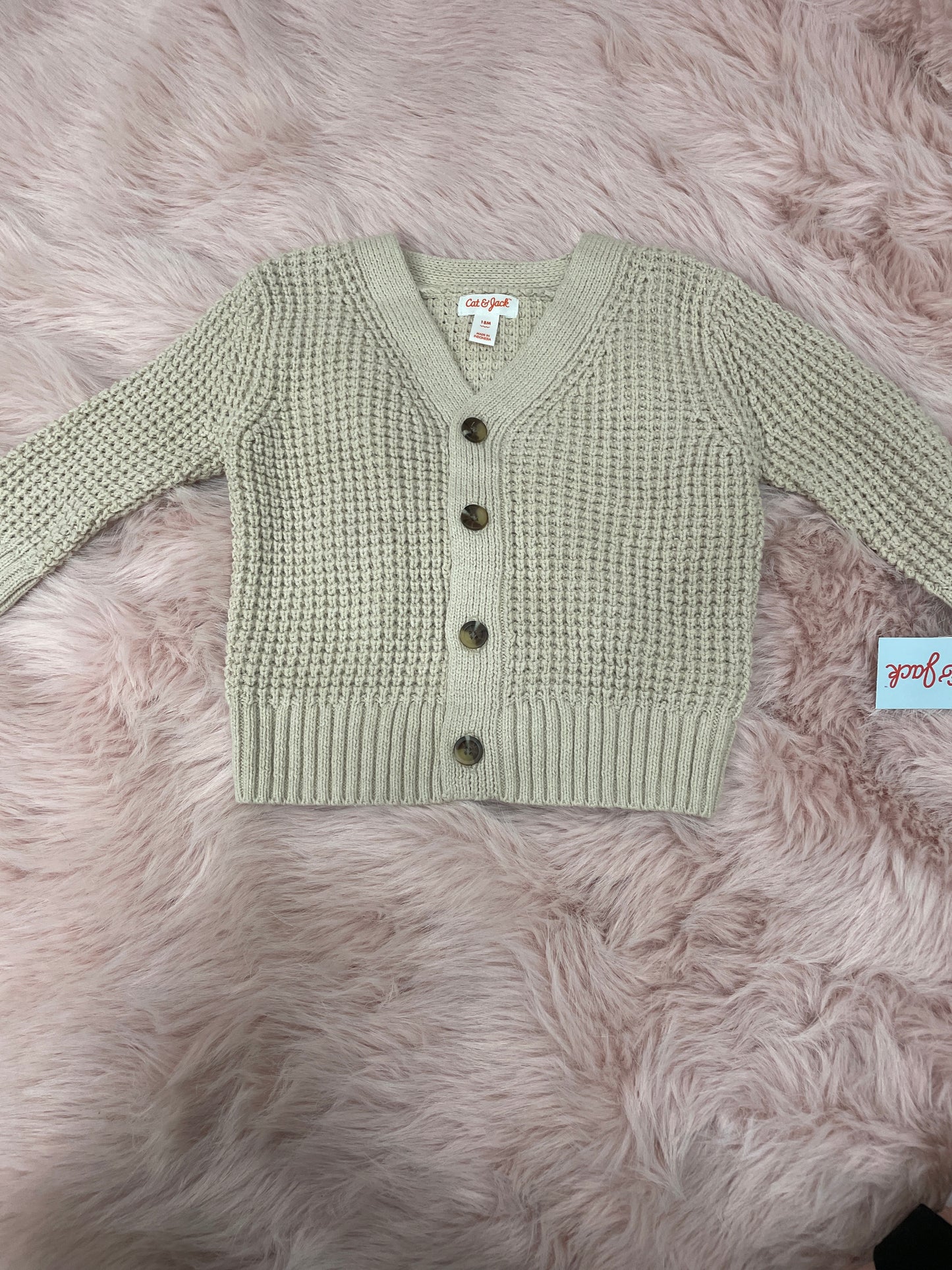Cat and Jack Winter Top 5t Tan