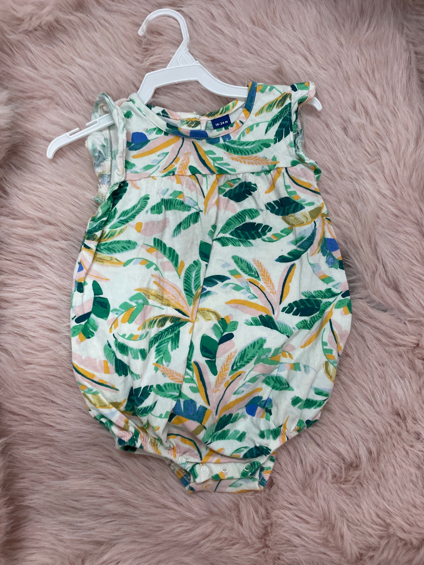 Spring One-Piece 18m leaf romper