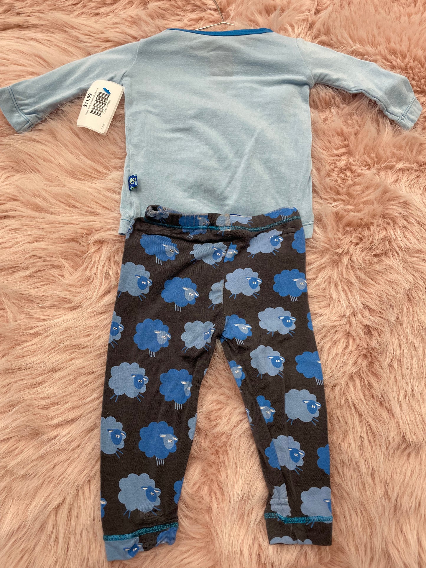 kickee pant Bamboo 0-3m blue