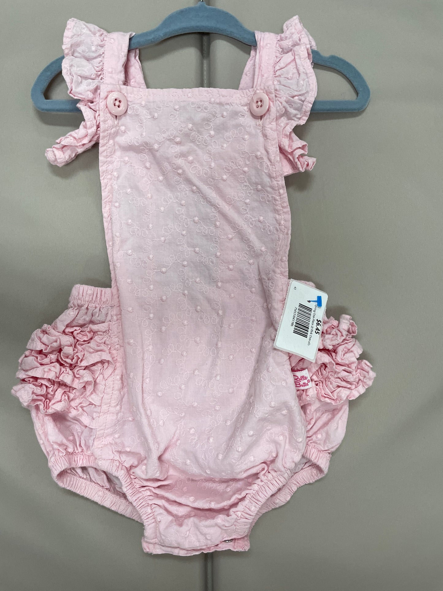 Spring One-Piece 2t Pink Overalls