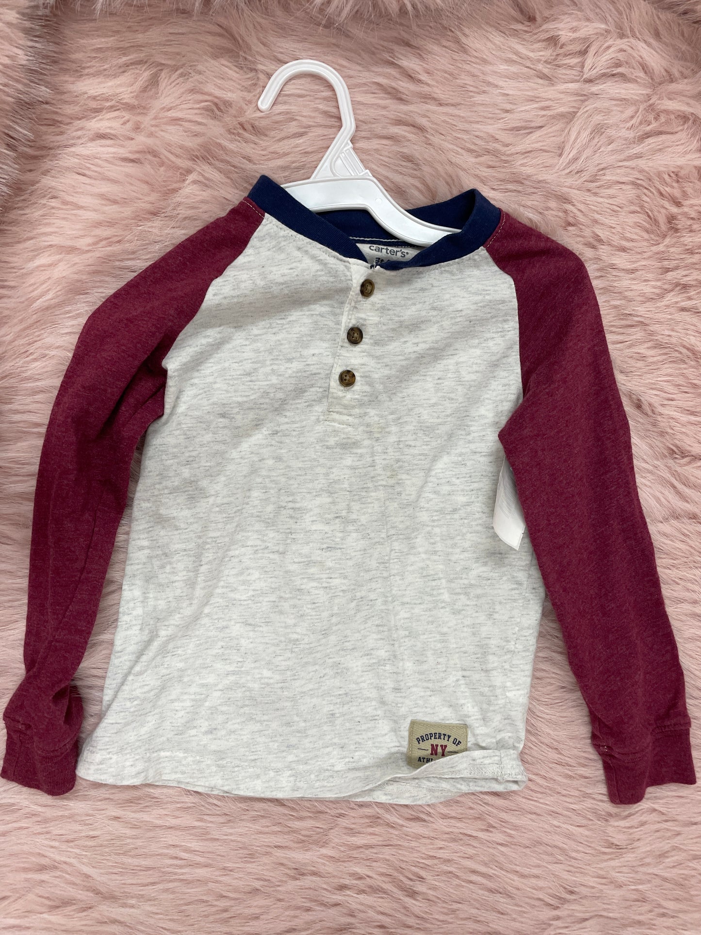 Winter Top 3t burgundy