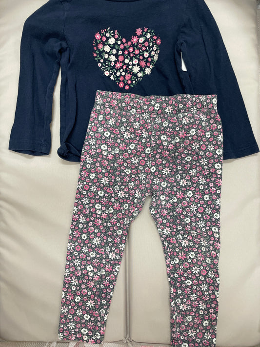 Spring Set 2t Blue/ Flower