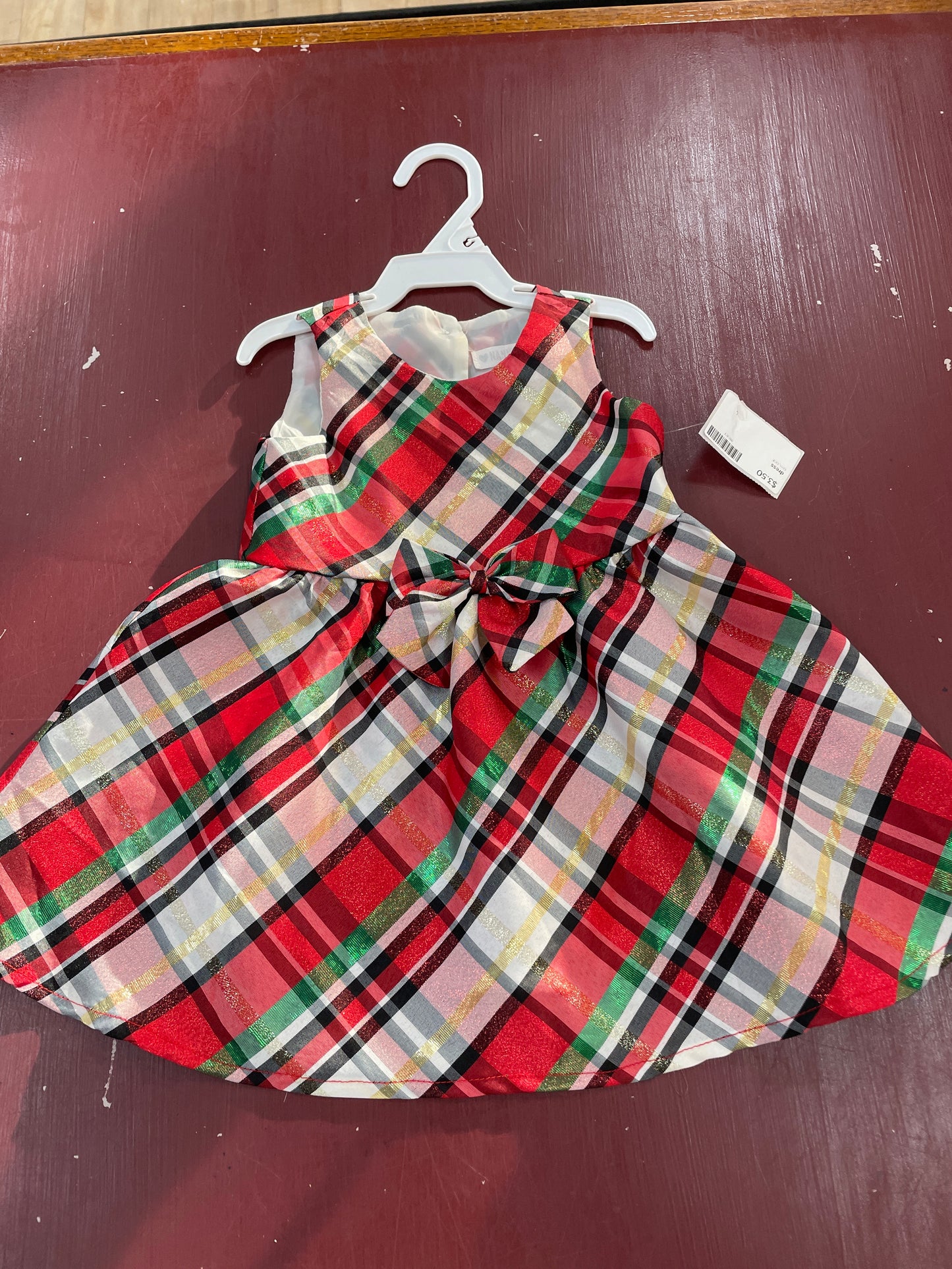 dress (consigner id: 00E, size: 12m)
