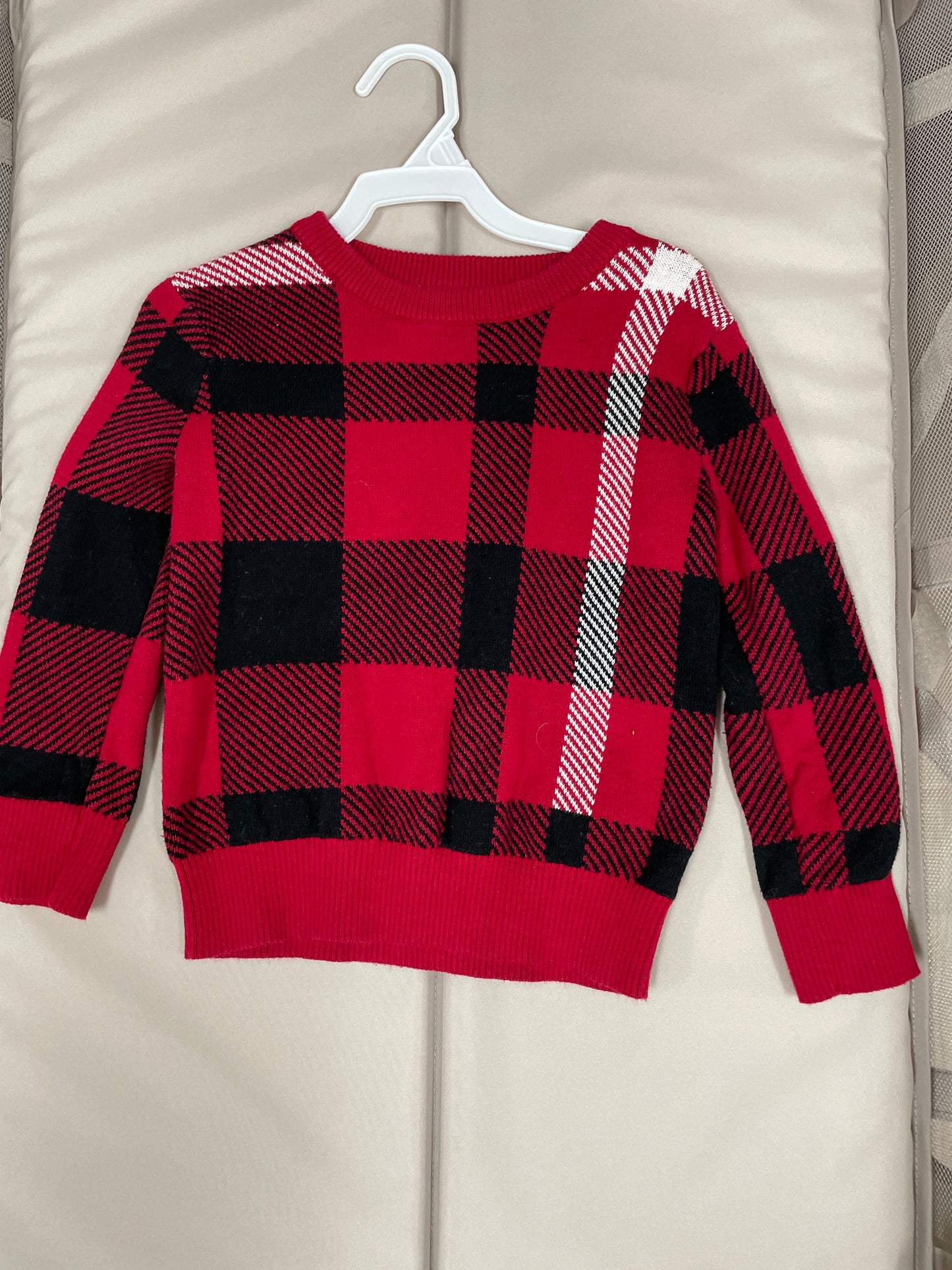 plaid sweater (size: 5t)