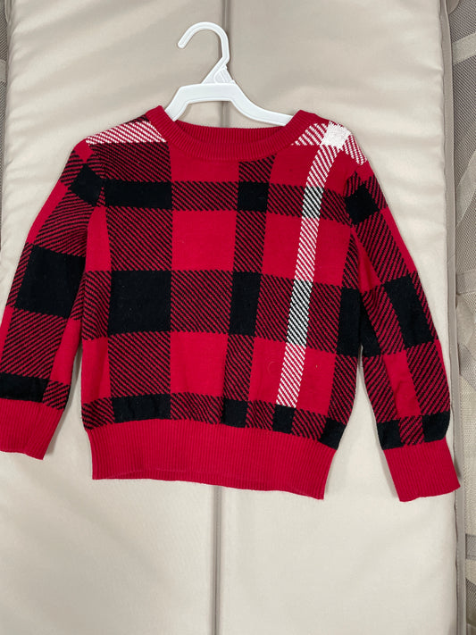 plaid sweater (size: 5t)