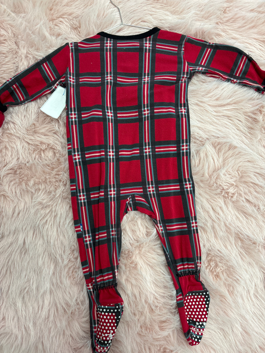 kickee pant Bamboo 3-6m red