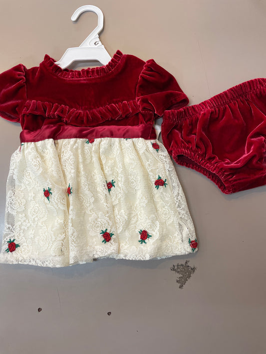 dress set, 0-3m