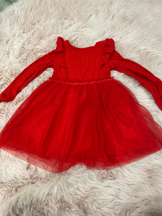 Cat and Jack Winter Top 4t Red