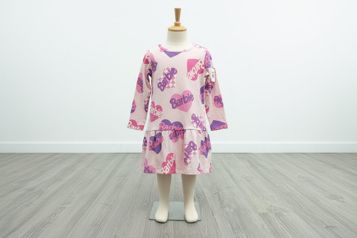 barbie Winter One-Piece 2tod pink