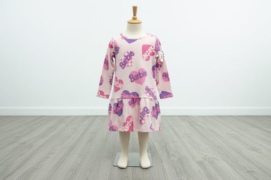 barbie Winter One-Piece 2tod pink