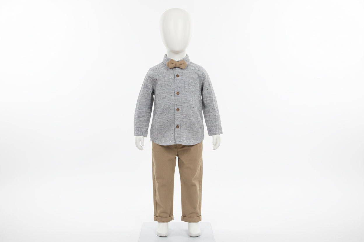 little lad Winter Set 3tod blue set