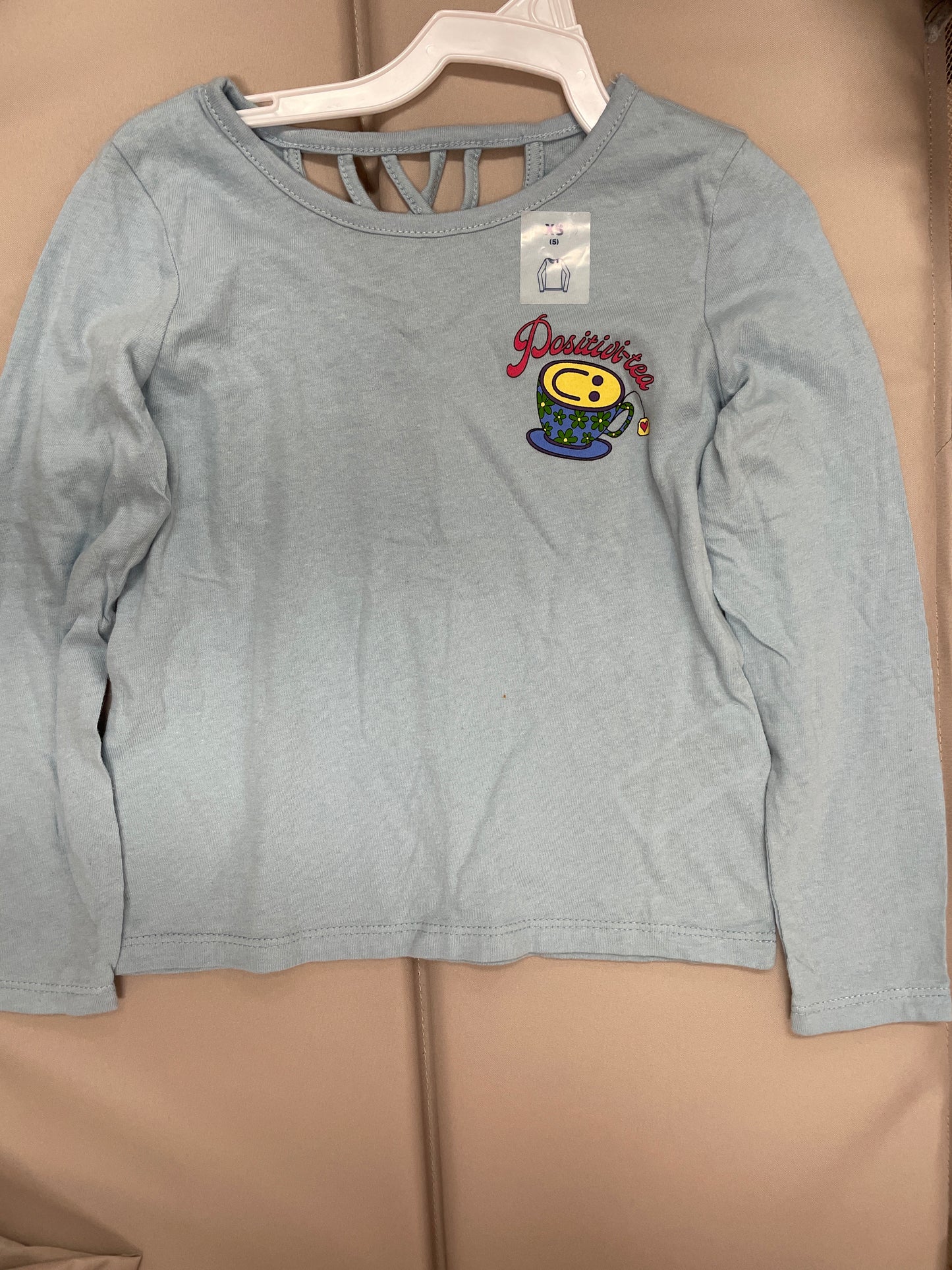 Winter Top 5t Blue Long Sleeve