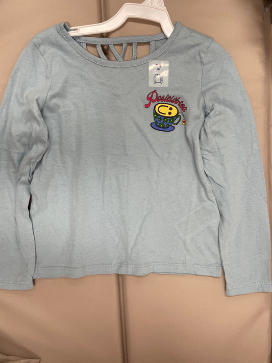 Winter Top 5t Blue Long Sleeve