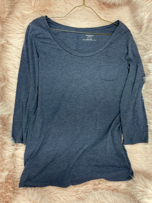 Maternity Top blue medium