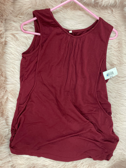 Nursing top Large bugundy
