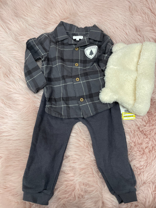 Grayson Mini Winter Set 18m Gray