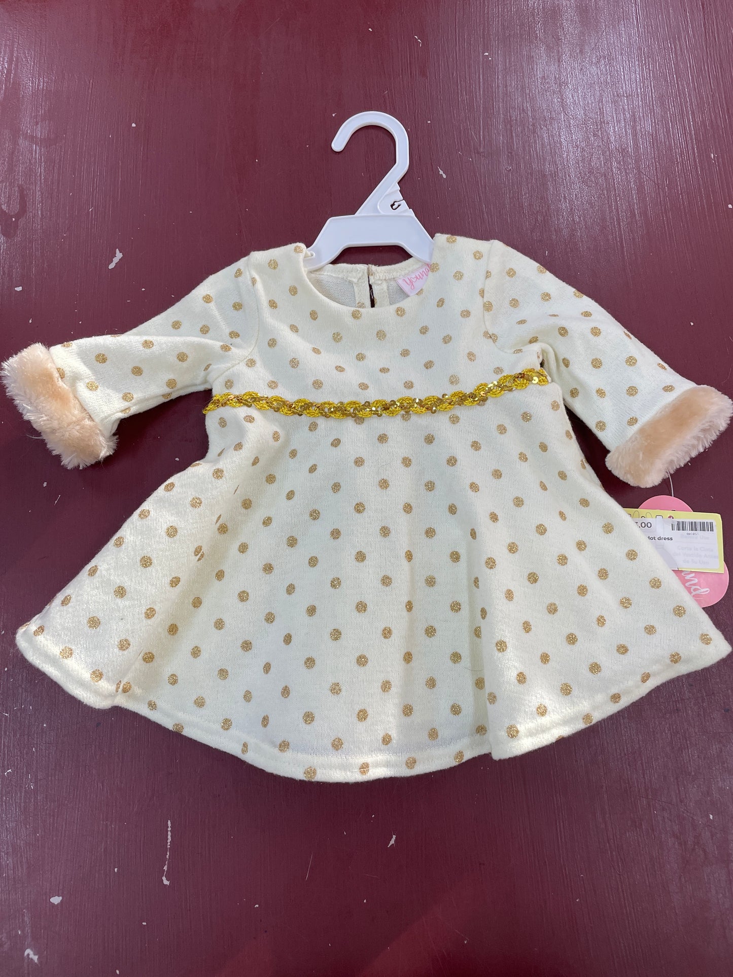 polka dot dress (size: nb, consigner id: 00I)