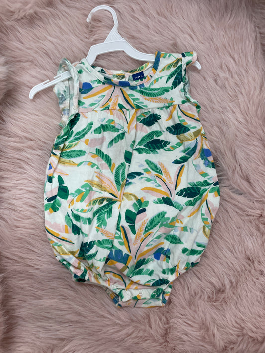 Spring One-Piece 18m leaf romper