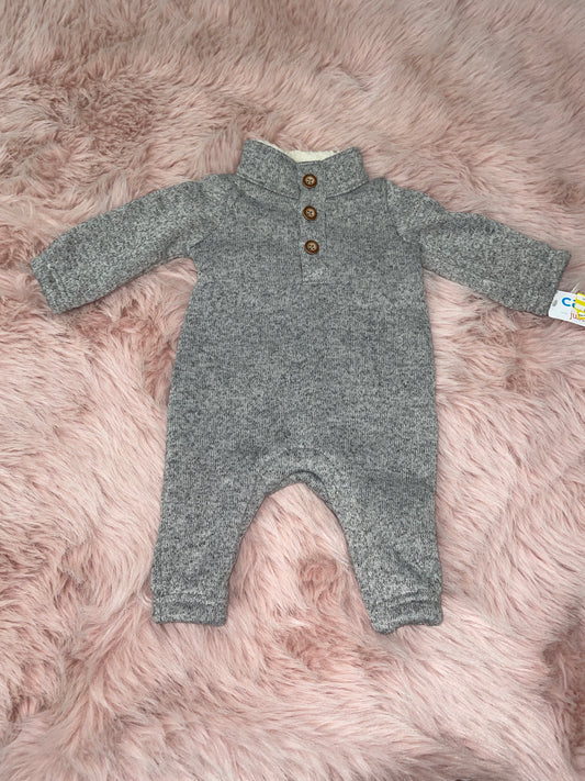 Carters Winter One-Piece Nb Gray