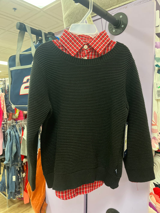 Red/Black Top, 4t