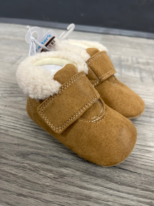Shoes 6-12m tan