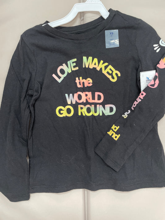 Winter Top 5t Black Long Sleeve