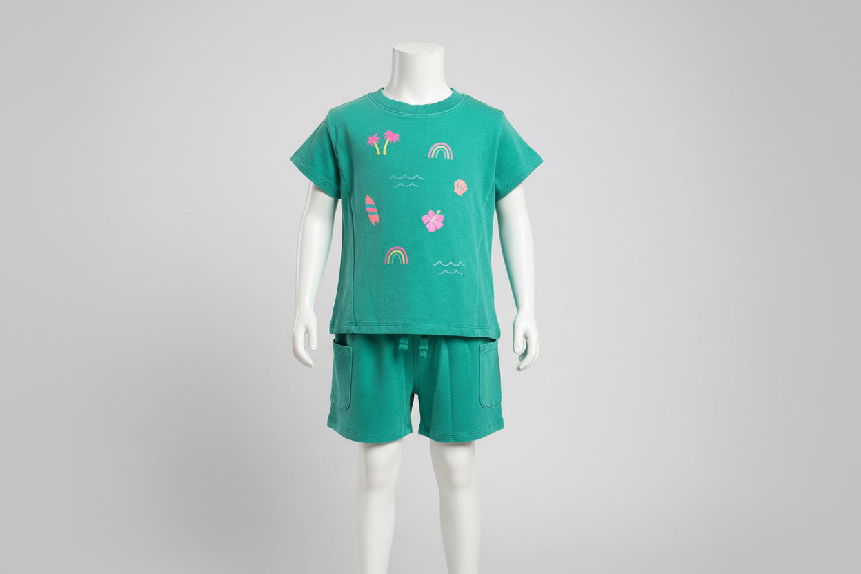 Cat and Jack Spring Set Medium (7/8) green