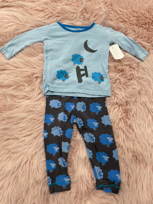 kickee pant Bamboo 0-3m blue