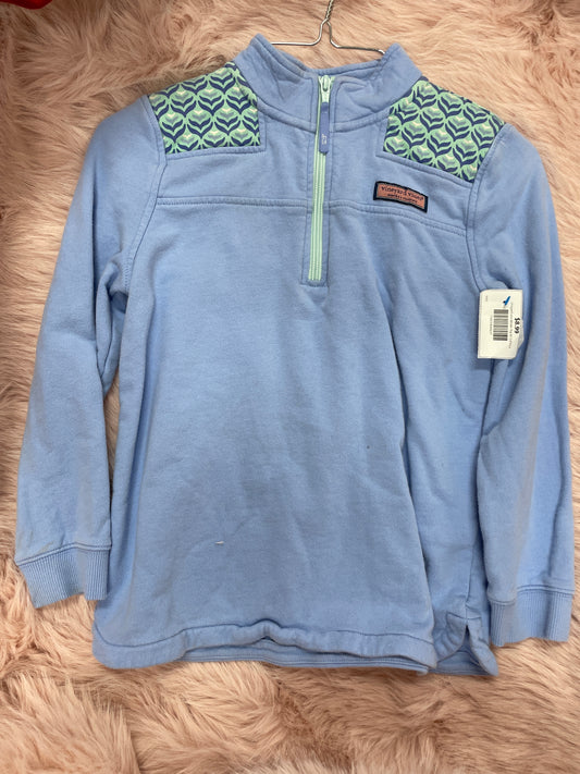 vineyard vine Winter Top M 7/8 blue