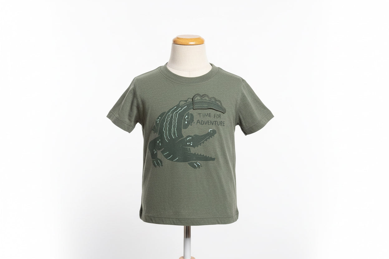 Carters Winter Top 4tod green