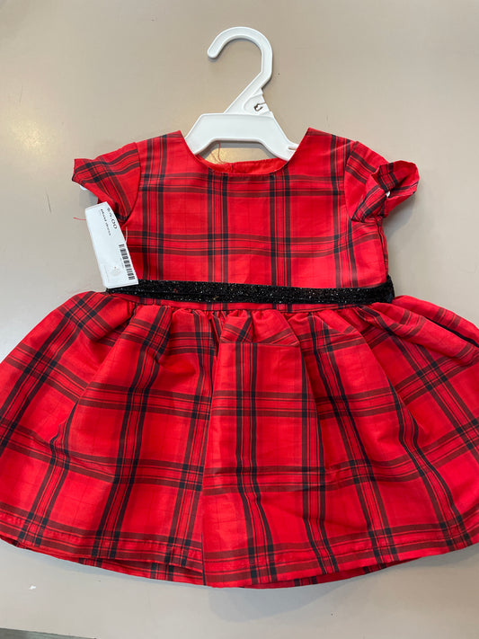 plaid dress (size: 3m)