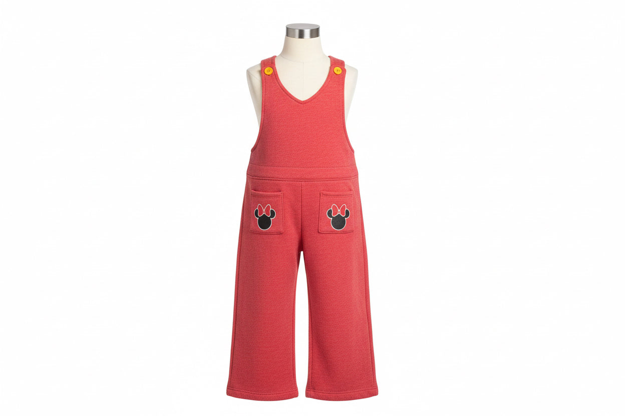 Disney Junior Winter One-Piece 2tod red