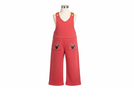 Disney Junior Winter One-Piece 2tod red