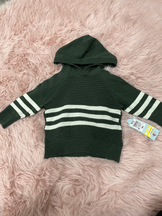 Cat and Jack Winter Top 12m Green/White