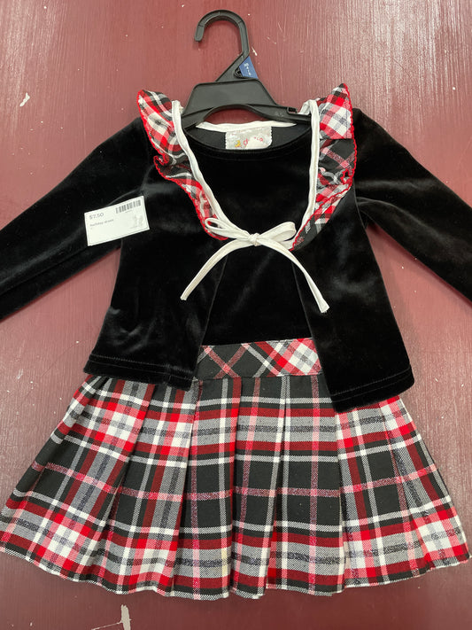 holiday dress (size: 2t)