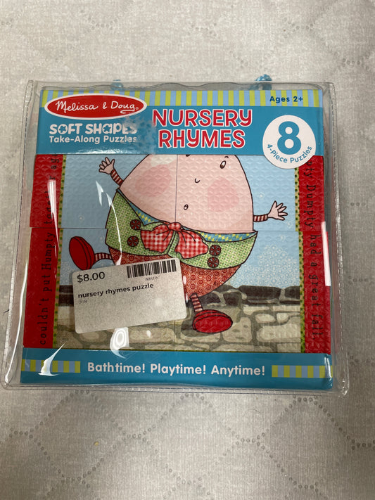nursery rhymes puzzle (consigner id: 008)