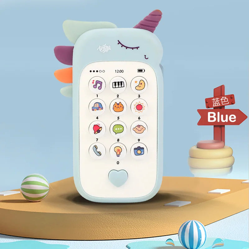 Baby Phone Toy – Musical Sound Telephone with Teether for Infants