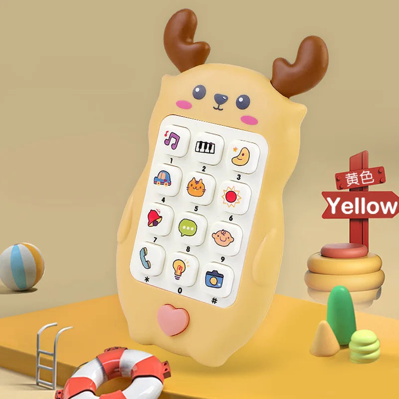 Baby Phone Toy – Musical Sound Telephone with Teether for Infants