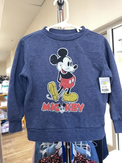 blue  crewneck, 3t