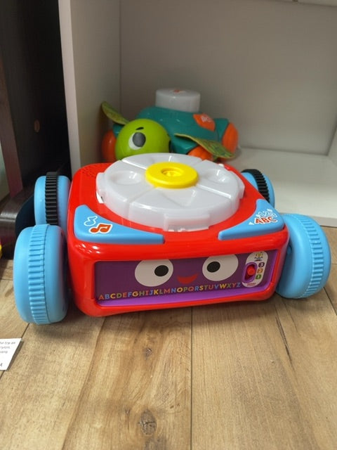 red vtech learning toy