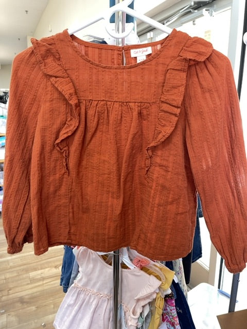 tan  long sleeve, M 7/8