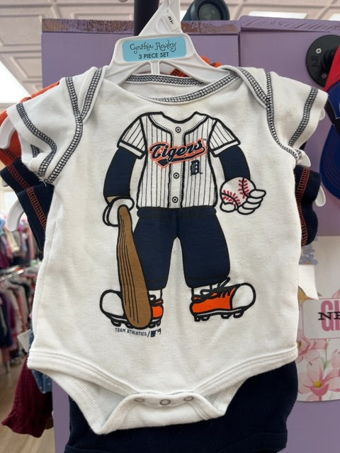 Detroit Onsie 4pc., 0-3m