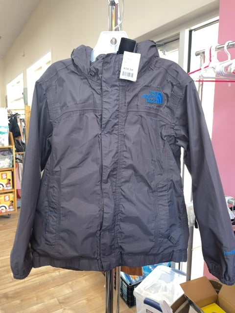 grey  northface windbreaker, 6T