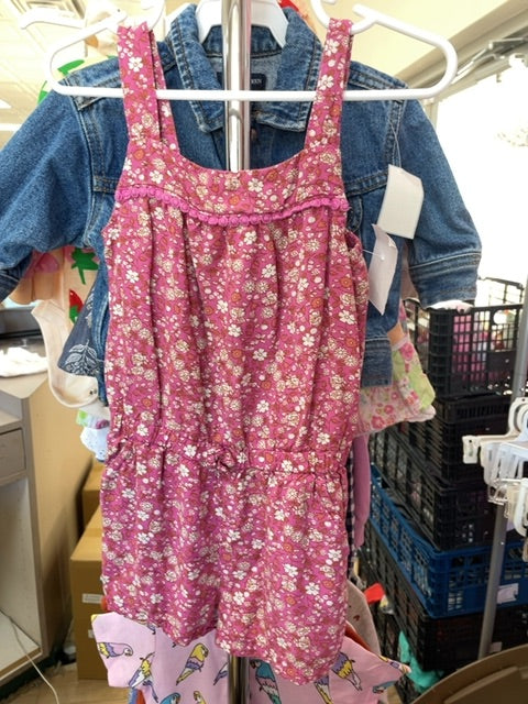 carters floral romper (size: 3t)