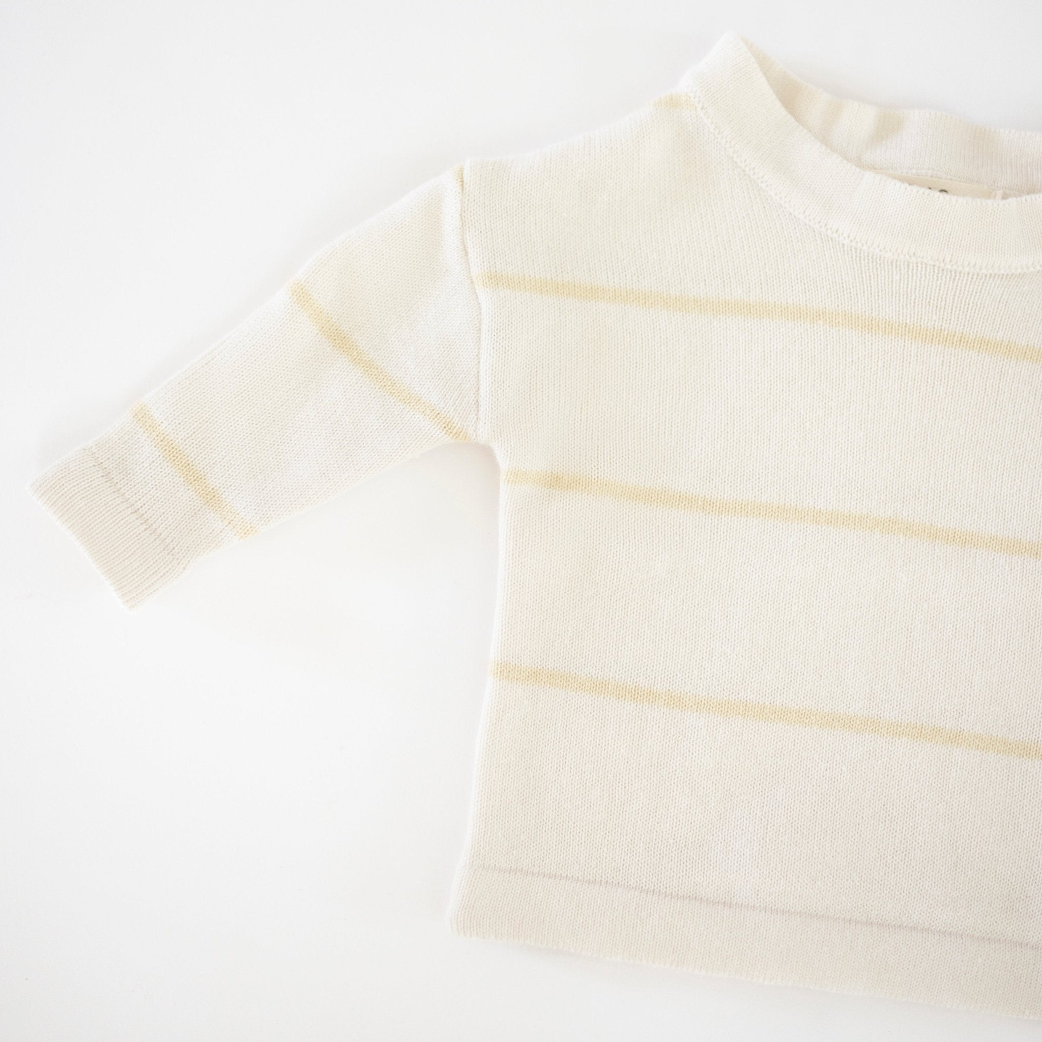 Organic Striped Knit Longsleeve